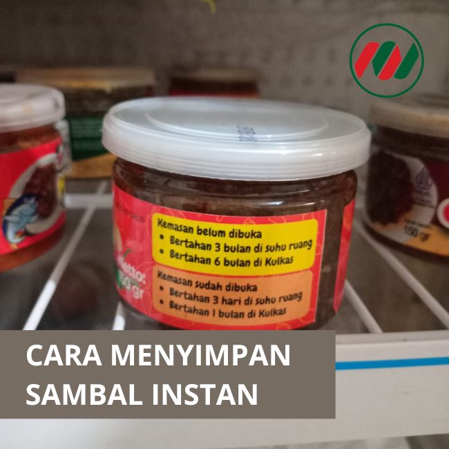 Cara Menyimpan Sambal Instan